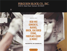 Tablet Screenshot of fergusonblock.com